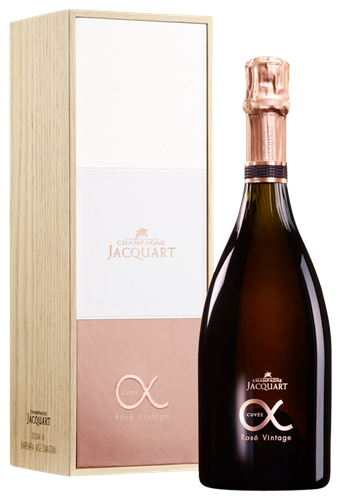 Afbeelding van Champagne Jacquart Cuvée Alpha Vintage rosé (in geschenkkist)